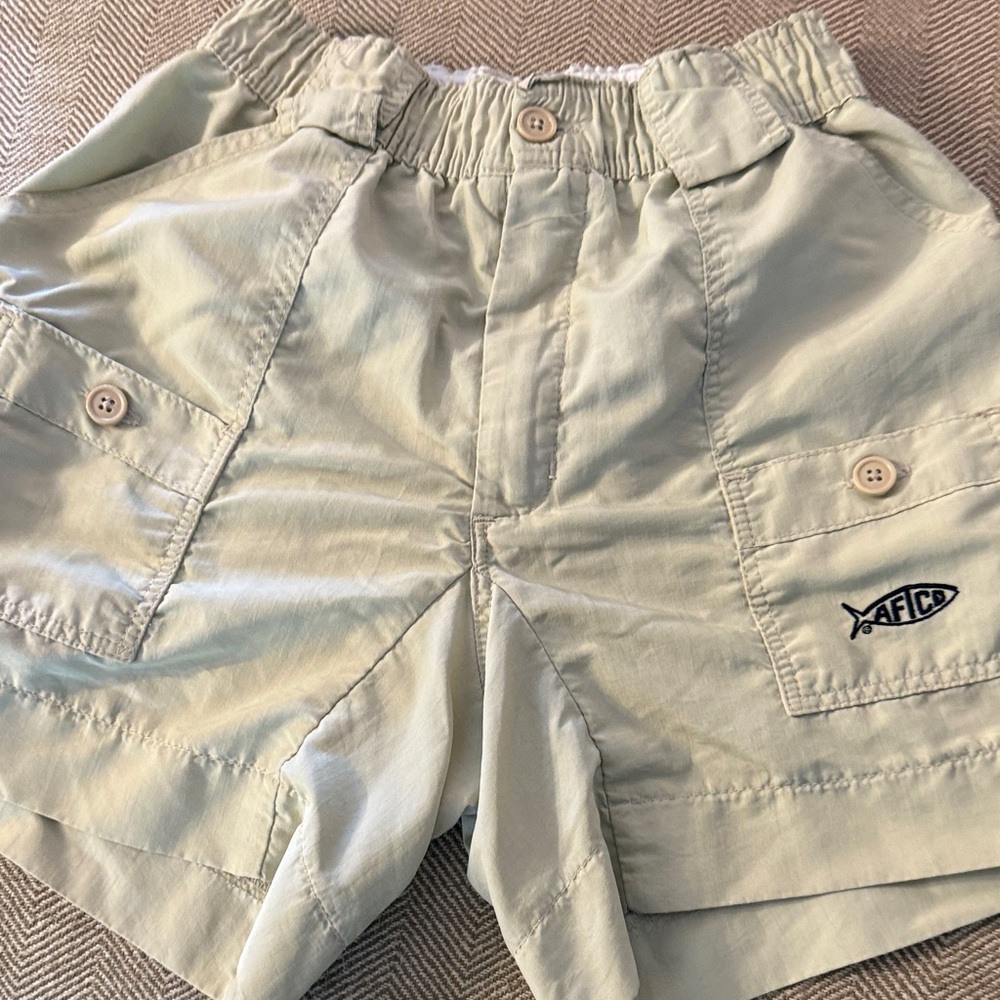 AFTCO Khaki Outdoor Shorts Boys Size 24